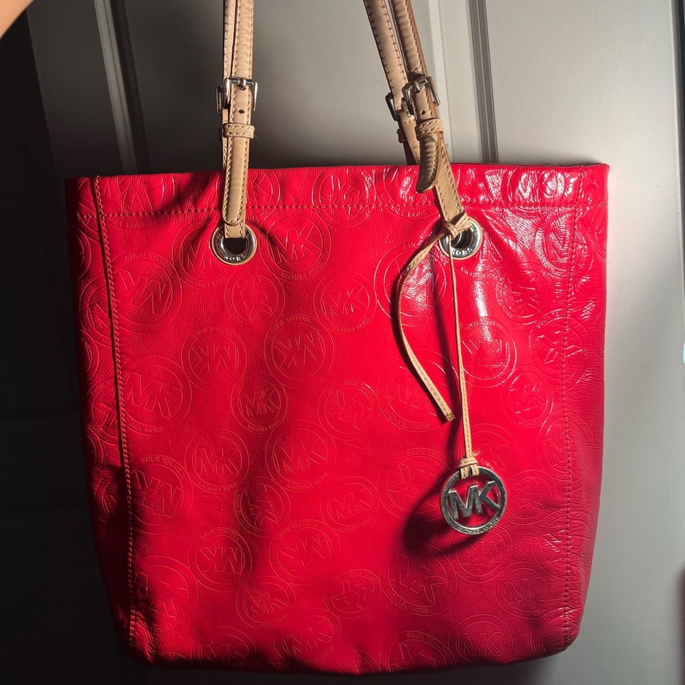 Mk hot pink tote